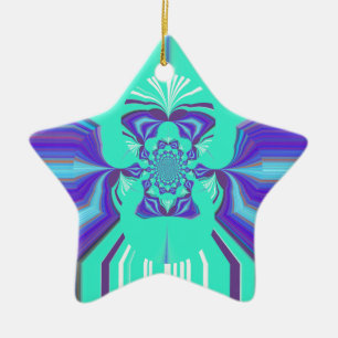 Hakuna Matata Purple blend Ceramic Tree Decoration