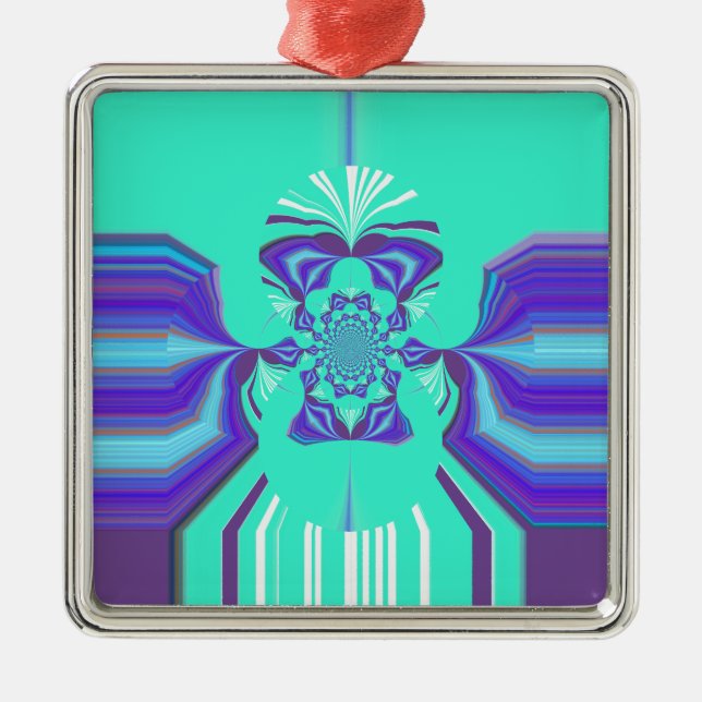 Hakuna Matata Purple blend Metal Tree Decoration (Front)