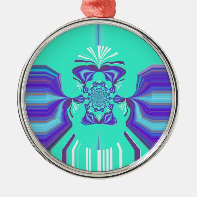 Hakuna Matata Purple blend Metal Tree Decoration (Front)