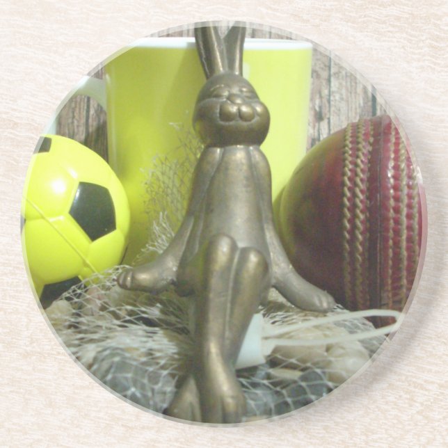 Hakuna Matata Rabbit Chilling back.png Coaster (Front)