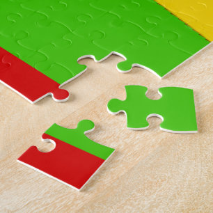 Hakuna Matata Rasta Colour Red Golden Green Jigsaw Puzzle