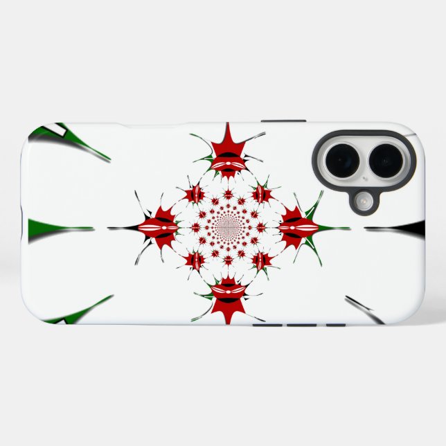 HAKUNA MATATA RED GREEN Case-Mate iPhone CASE (Back (Horizontal))