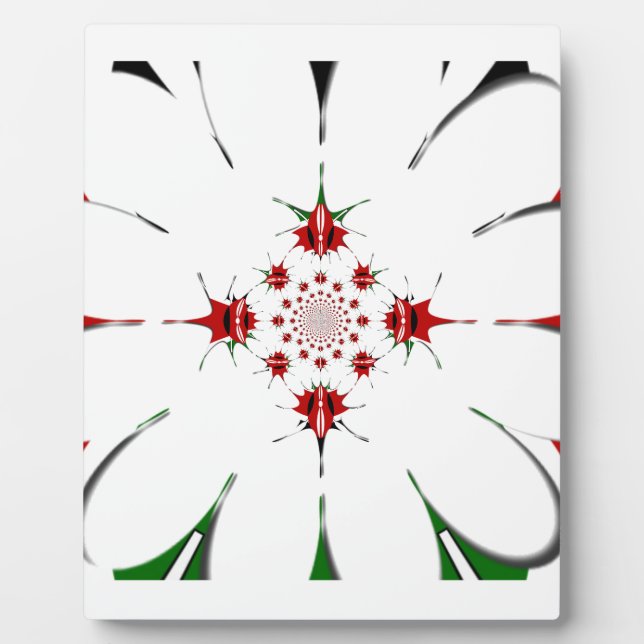 HAKUNA MATATA RED GREEN PLAQUE (Front)