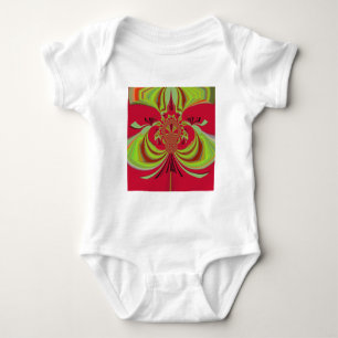 Hakuna Matata red yellow design Baby Bodysuit