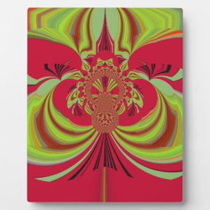 Hakuna Matata red yellow design Plaque