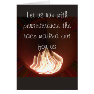 Hakuna Matata run with perseverance Card