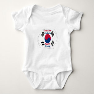 Hakuna Matata South Korea Art Print/Graphic Baby Bodysuit