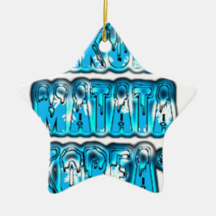 Hakuna Matata South Korea Art Print/Graphic Ceramic Tree Decoration