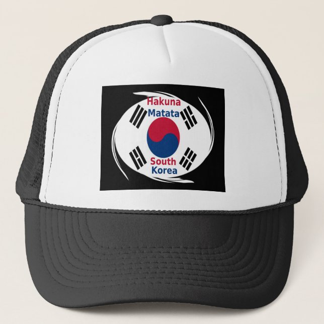 Hakuna Matata South Korea Trucker Hat (Front)