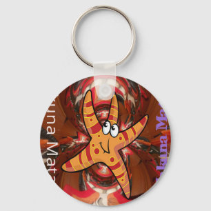 Hakuna Matata Starfish Design Key Ring