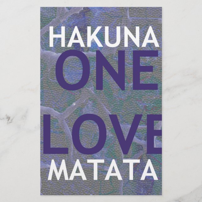 HAKUNA MATATA STATIONERY (Front)