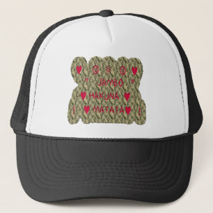 Hakuna Matata Talk Money Art Print Design Trucker Hat