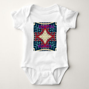Hakuna Matata Text Hope Abstract Art Print Design Baby Bodysuit