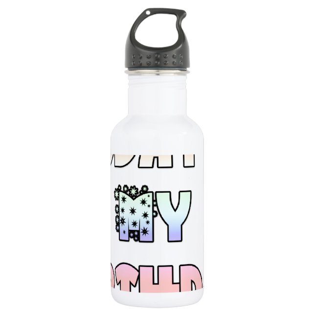 Hakuna Matata Today is my Birthday.png 532 Ml Water Bottle (Front)