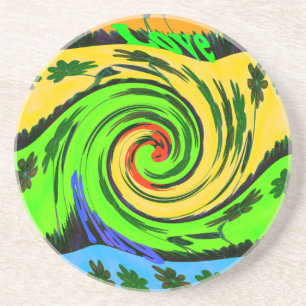 Hakuna Matata Tsunami Love Wave Colours.png Coaster