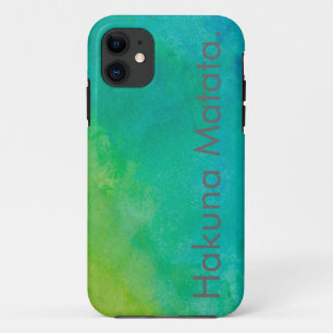 Hakuna Matata Watercolor iPhone 11 Case