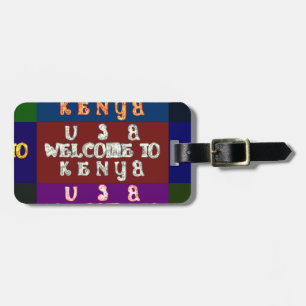 Hakuna Matata Welcome to Kenya.png Luggage Tag
