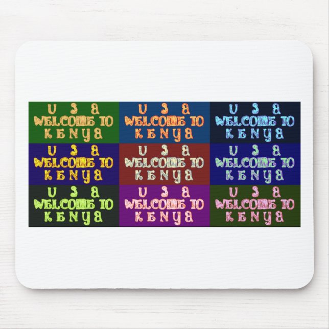 Hakuna Matata Welcome to Kenya.png Mouse Mat (Front)