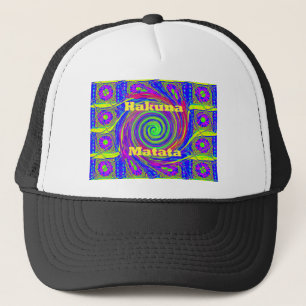 Hakuna Matata – Whirl Design with Vibrant Colours Trucker Hat