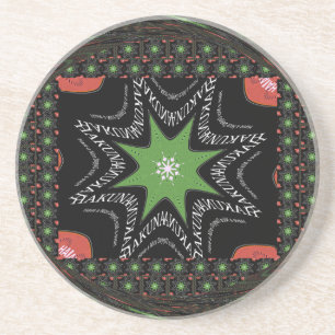 Hakuna Matata Whirling stars background Coaster