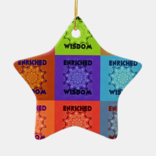 Hakuna Matata Wisdom Enriched Ceramic Tree Decoration