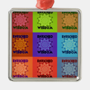 Hakuna Matata Wisdom Enriched Metal Tree Decoration