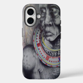 Hakuna Matata with Lions and Masai.jpg iPhone 16 Case