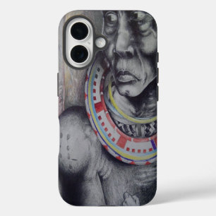 Hakuna Matata with Lions and Masai.jpg iPhone 16 Case