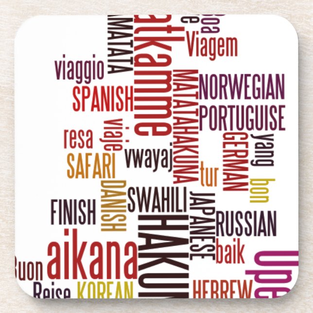Hakuna Matata word Coaster (Front)