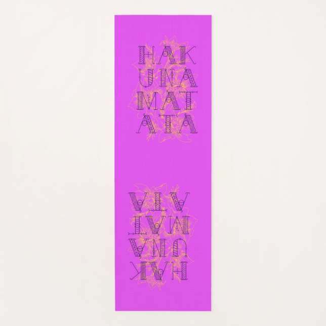 Hakuna Matata Yoga Mat (Front)