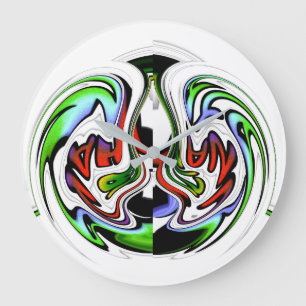 HakunaMatata hakunamatata gift colours Large Clock