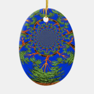 HakunaMatata I'm not allergic to people Eco tree Ceramic Tree Decoration