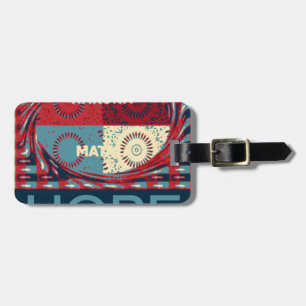 Hakunamatata Inspirational Hope Pattern Art Design Luggage Tag