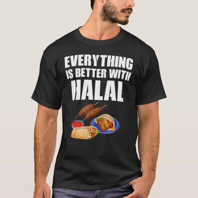 Halal Apparel  Cute  Halal  Design T-Shirt (Front)