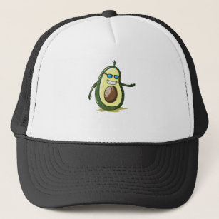 halbe Avocado mit Kern Pärchenlook Trucker Hat