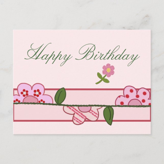 Halbe Blüten Postcard (Front)