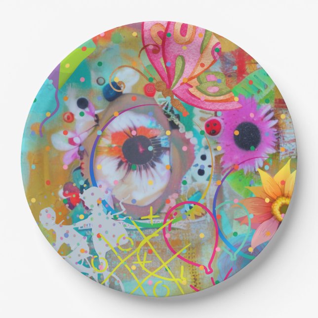 Halcyon Days Paper Plate (Front)