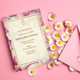 Haldi Kumkum Ceremony Invitation