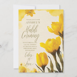 Haldi Kumkum Invitation Card