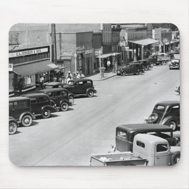 Hale County, Alabama, 1930s Mouse Mat (Front)