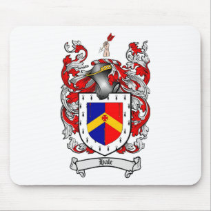 HALE FAMILY CREST -  HALE COAT OF ARMS MOUSE MAT