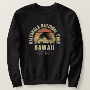 Haleakala National Park Hawaii Retro Sweatshirt