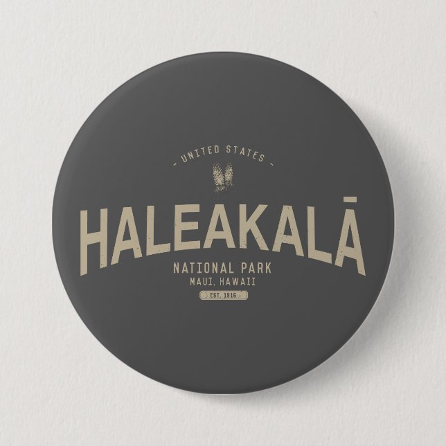 Haleakala National Park Hawaii Vacation 7.5 Cm Round Badge (Front)