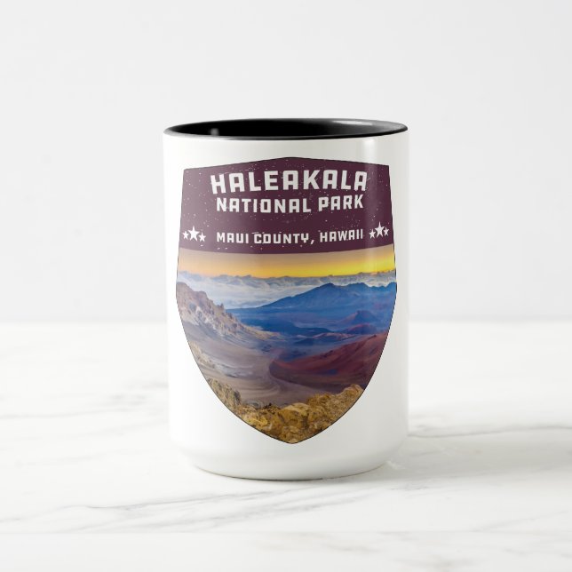 Haleakala National Park Hawaii Volcano Souvenir Mug (Center)