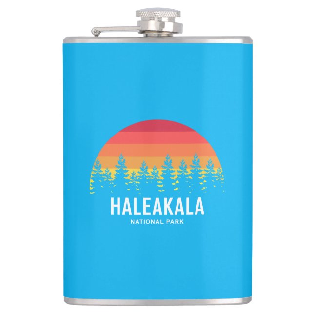 Haleakala National Park Hip Flask (Front)