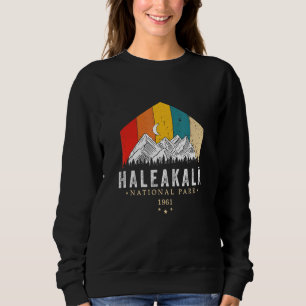 Haleakala National Park Maui Hawaii 1961- Retro Su Sweatshirt