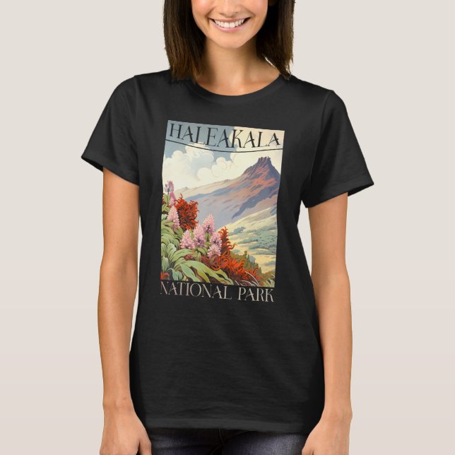 Haleakala National Park Maui Hawaii Nature Hiking  T-Shirt (Front)