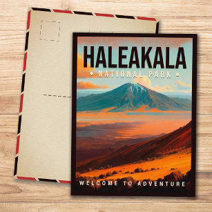 Haleakala National Park Maui Hawaii Vintage Postcard