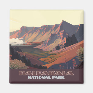 Haleakala National Park Maui Volcano Crater Magnet