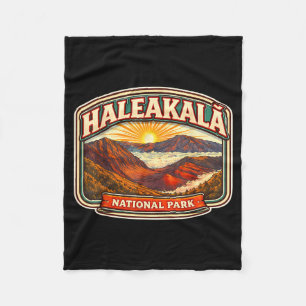 Haleakala National Park Souvenir Hawaii Memorabili Fleece Blanket